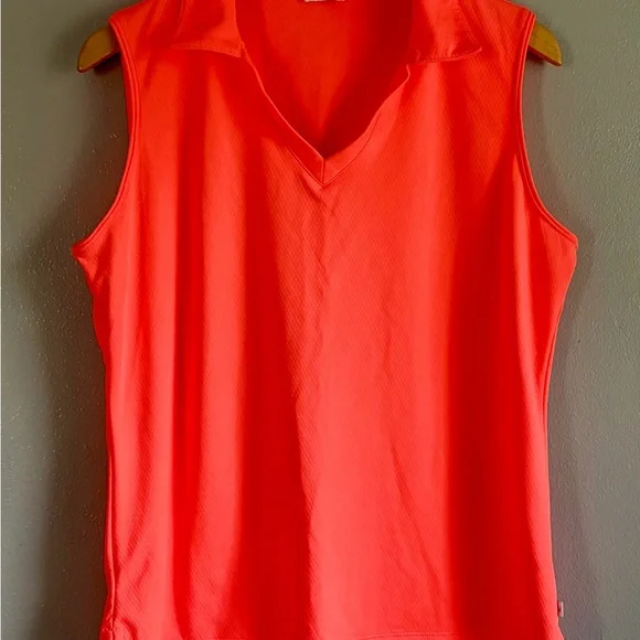 Lady Hagen Vivid Coral Tank Top - Picture 1 of 3